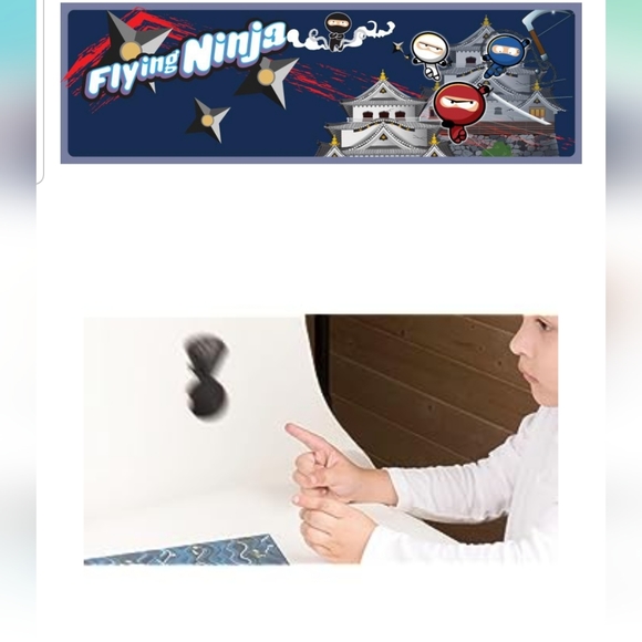 KiddyKiddoUSA Flying Ninja Kids Table top Board Game Trains Motor Skills & Focus - Picture 11 of 11